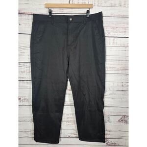 Gerry Venture Fleece Men Lined Pants 40x29 Black Stretch Water Resistant